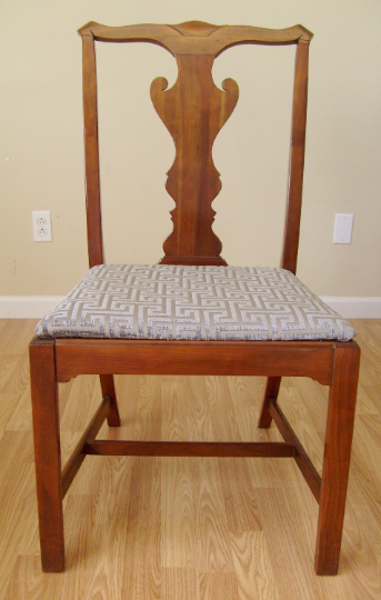 Early 20th Century Chippendale Hickory Mfg. Co. Cherry Dining Chairs Set of Six