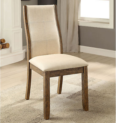 Furniture Of America Lenea Contemporary Padded Oak Dining Chair (Set Of 2) - X