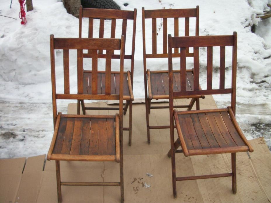 4 VINTAGE FOLDING CHAIRS From Post 48   Fresh Estate find today    Usable Chairs