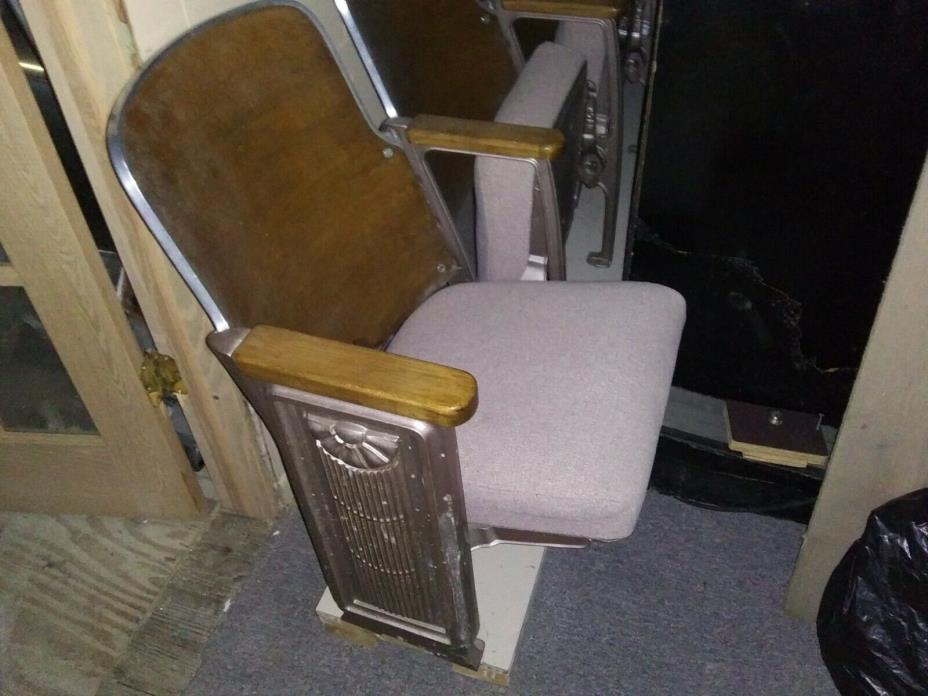 40 +Vintage Art Deco Theater Seats