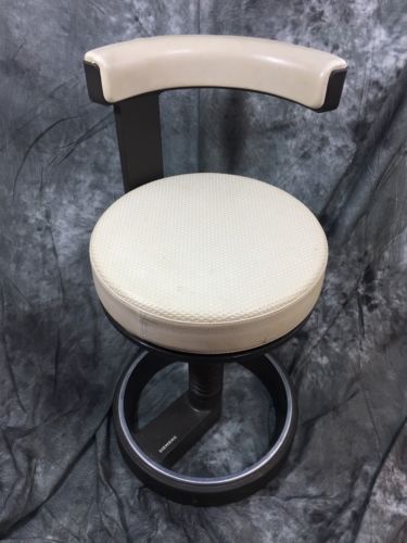 RARE Vintage Industrial German Office - Dental- Medical Stool from Siemens 1970s