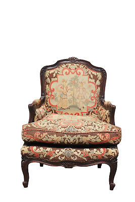 Needlepoint French Style Arm Chair