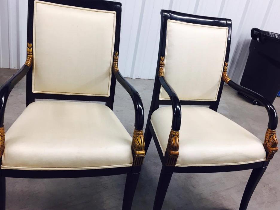 8 VINTAGE DREXAL HERITAGE DINING CHAIRS