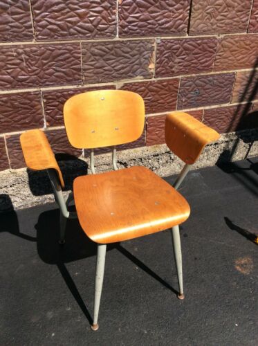 Vintage Mid Century Bentwood / Metal Chair W / Arms - Very Nice