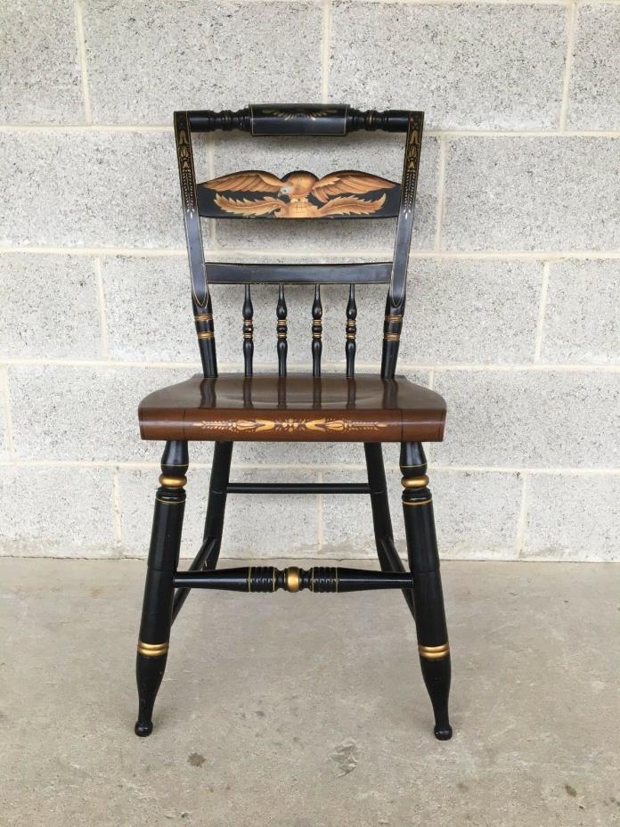 L. HITCHCOCK BLACK EAGLE BACK INN CHAIR/DINING SIDE CHAIR