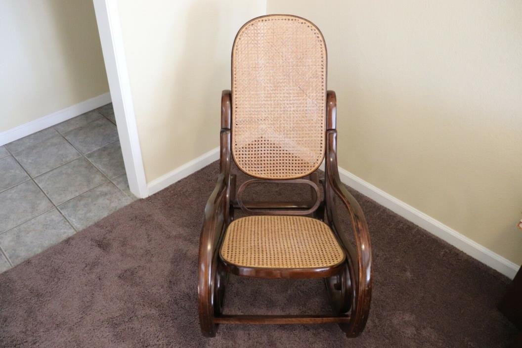 Vintage THONET  Style Bentwood Rocker