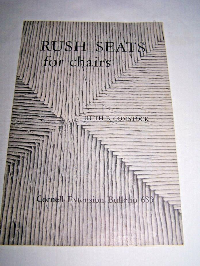 Fiber Rush Weaving - Chair Seat Weaving for Antique Chairs Cornell Extension 683