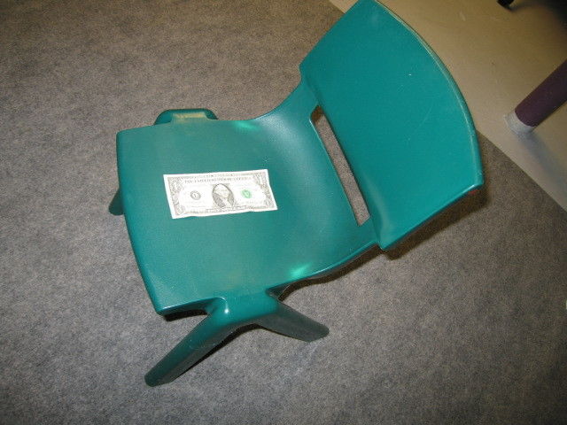 vintage child's designer chair
