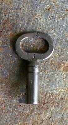 Antique Steamer Trunk Key No 1    Antique Trunk Barrel  Key # 1
