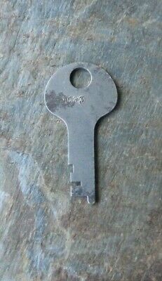 Antique Steamer Trunk Key Cut For Corbin  T133   T 133  Flat Key # T-133