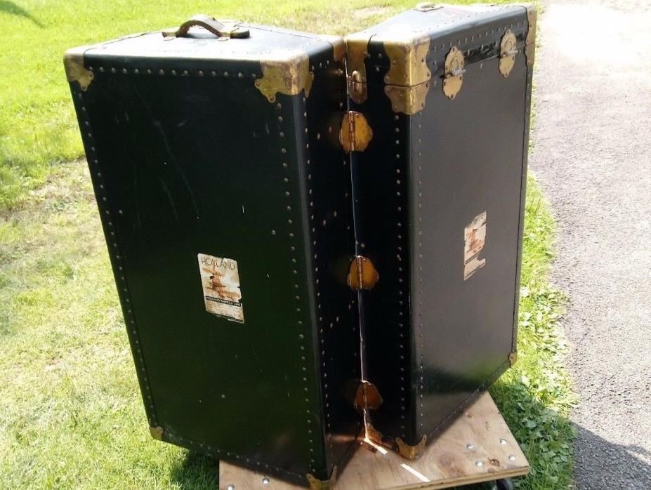 Vintage Atkinson & Long Steamer Trunk (Made in USA)