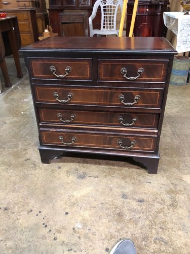 mahogany 4 drawer bachelor chest  super clean