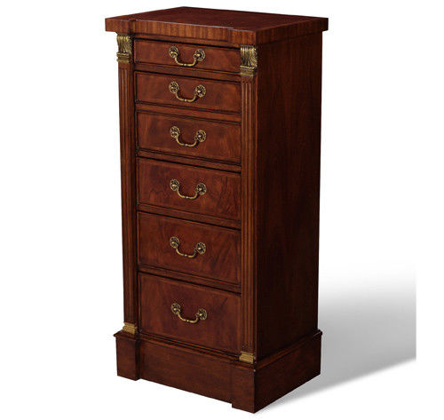 Crotch Mahogany Chest with Secretaire