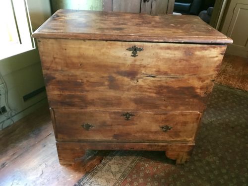 18TH CENTURY MULE CHEST/CHEST OVER DRAWER IN SOLID BIRCH
