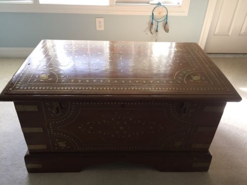Beautiful Antique Trunk, Steamer Chest/Trunk, From Asia,Rare & Incredible Trunk