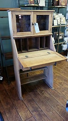 Antique English Oak Writing Desk