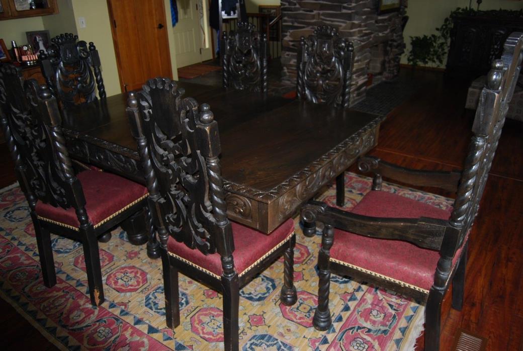 1830 A Deux Corp - Cologne Germany dining set with 2 sideboards and china cabine