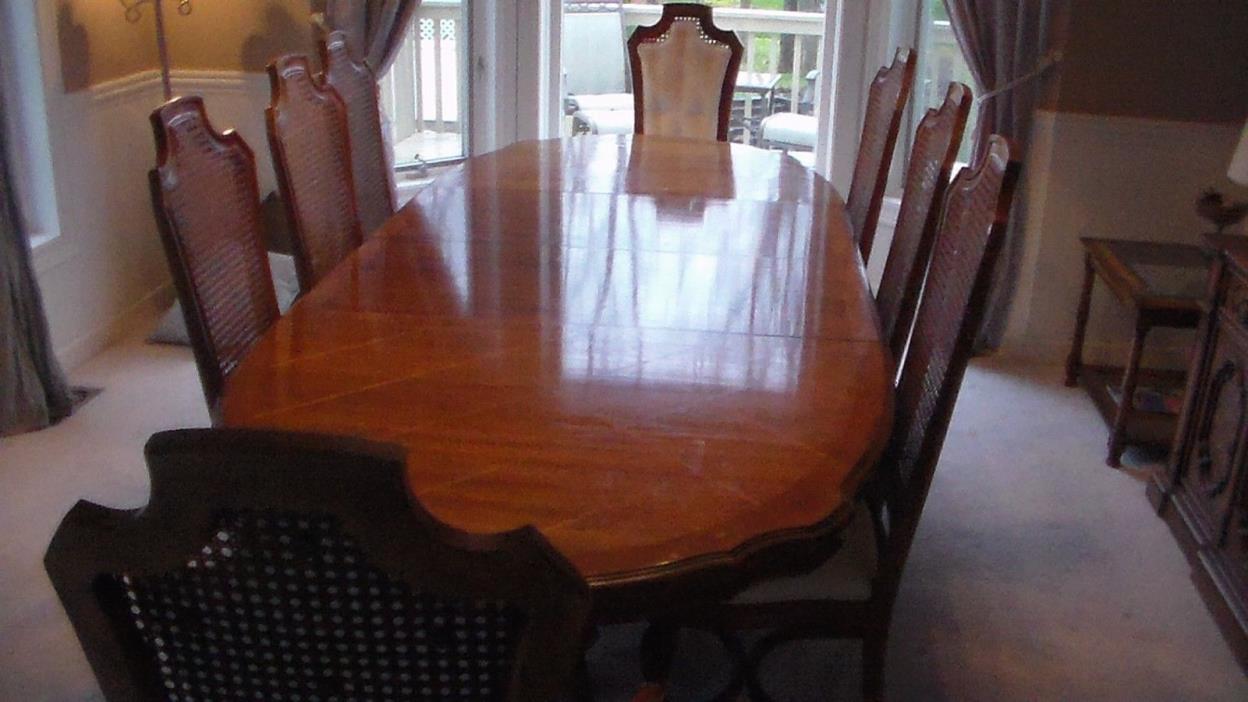 Thomasville Dining Table and China Cabinet- French Court Collection