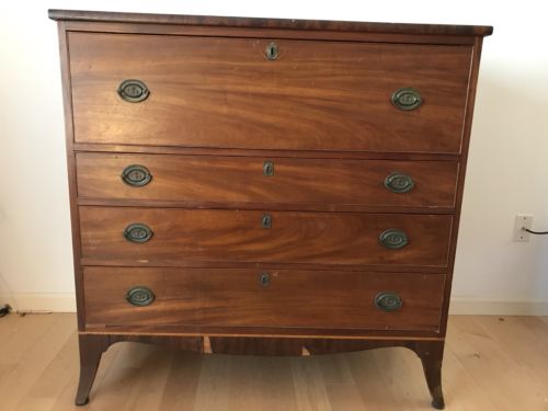 Hepplewhite Chest Of Drawers 1800s Antique Beautiful!