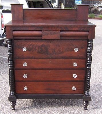 Empire Circa 1840-1850 Chest of Drawers