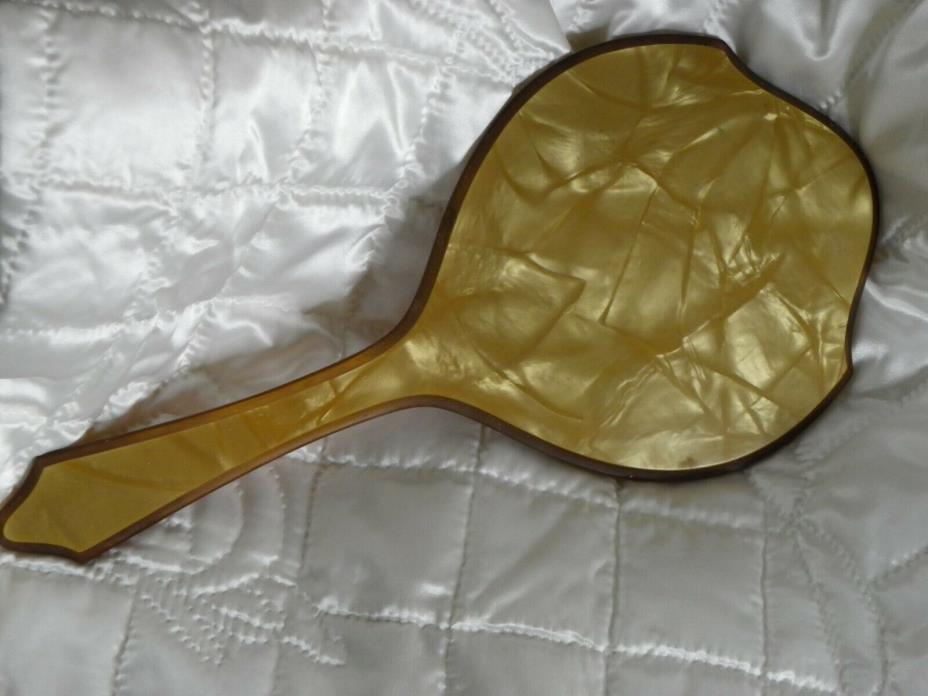 Lovely Large Vanity Hand Mirror Vintage Antique Dressing Table Accessory