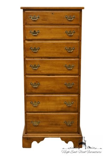 ETHAN ALLEN Circa 1776 Solid Hard Rock Maple Colonial Style 23