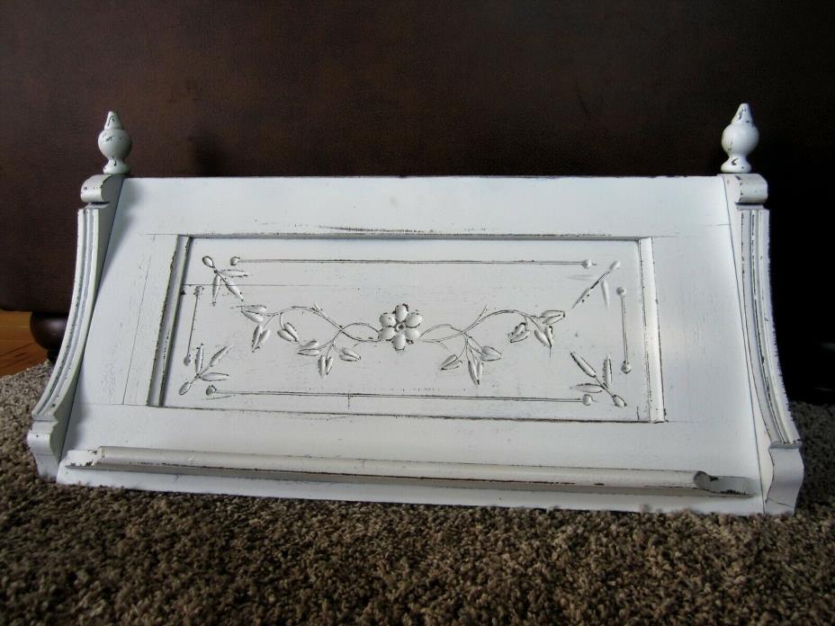 1800s Shabby Eastlake Spoon Carved Book Bible Holder Chic Victorian Music Stand