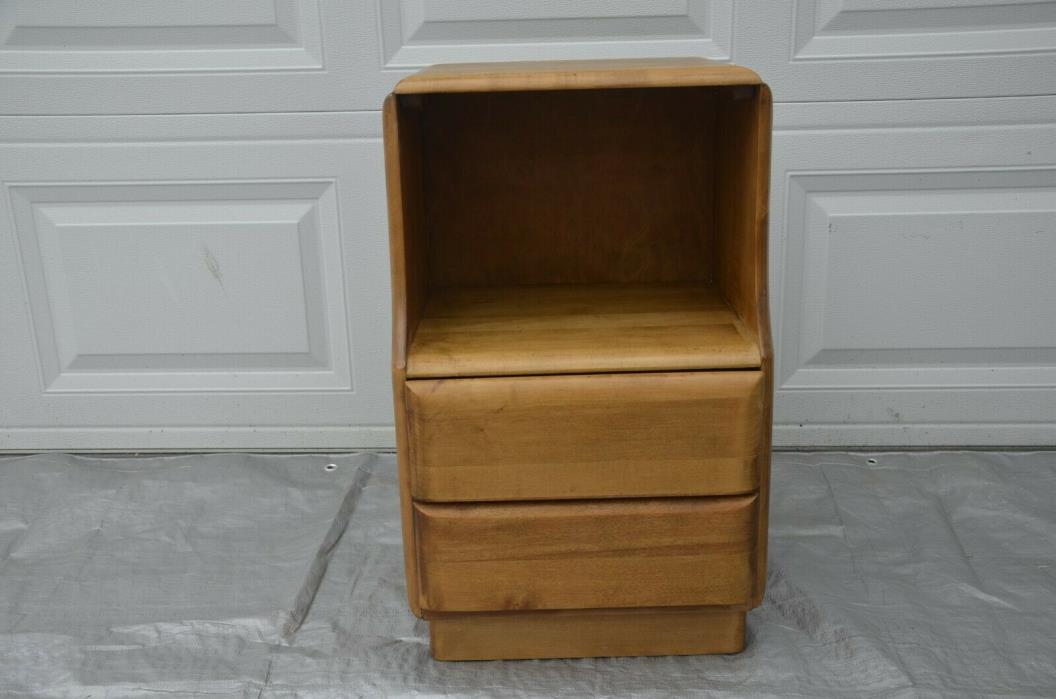 Russell Wright 515 Stardust Solid Maple Nightstand in excellent condition.