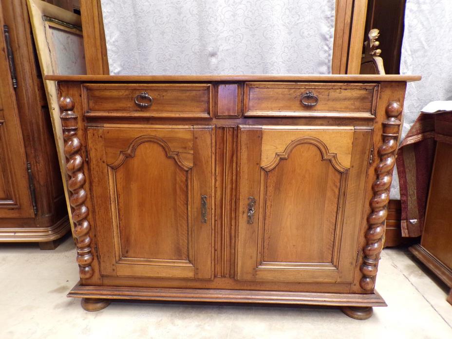Louis XIII French Antique Walnut Sideboard Antique French Louis XIII Buffet