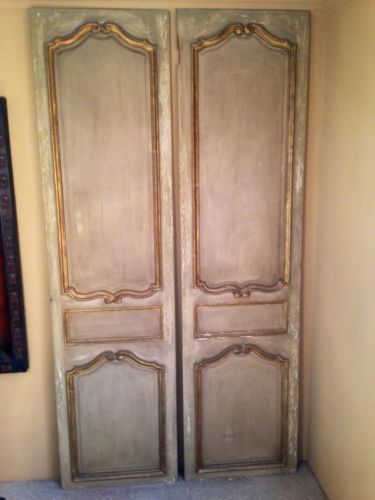 Antique 1780's French Chateau Wall Panels Doors Set Of Four RARE!
