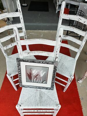 Distressed Ladder Back Chairs