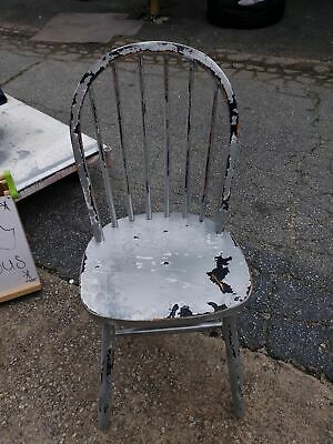 Rustic Silver Metallic chair