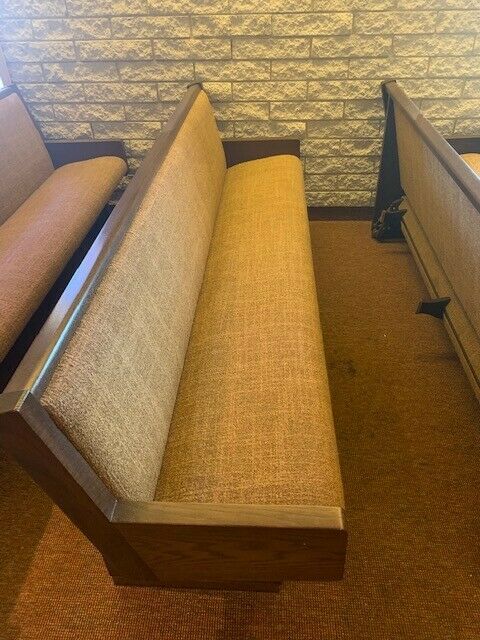 Used Church Pews 90 inches long, tan in color. a total of 10 Available