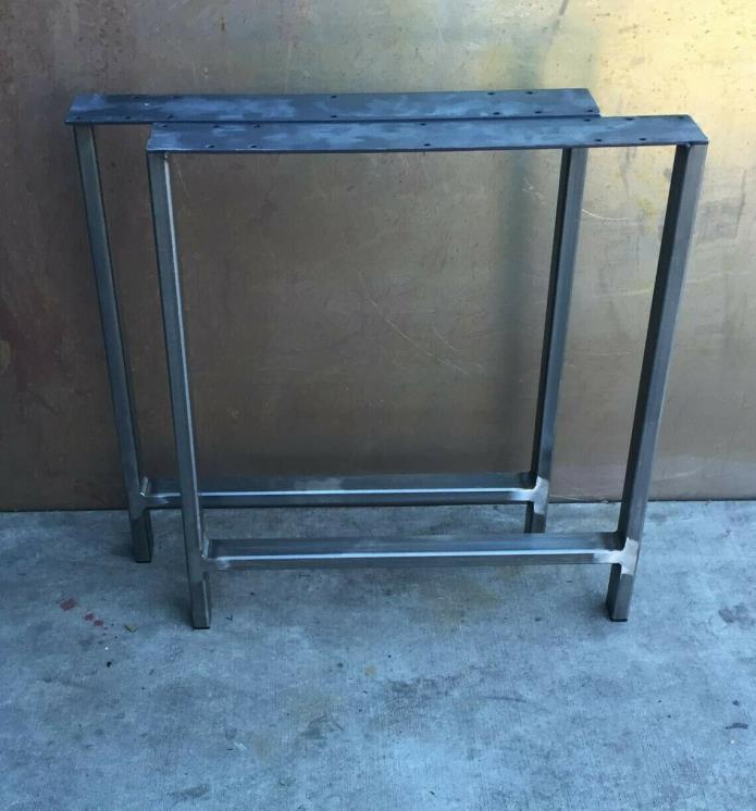 H Shape Metal Industrial Table Legs (choose your size)