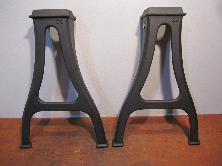 Vintage Industrial Machine Legs Cast Iron Legs Lathe Legs Table Legs Steampunk