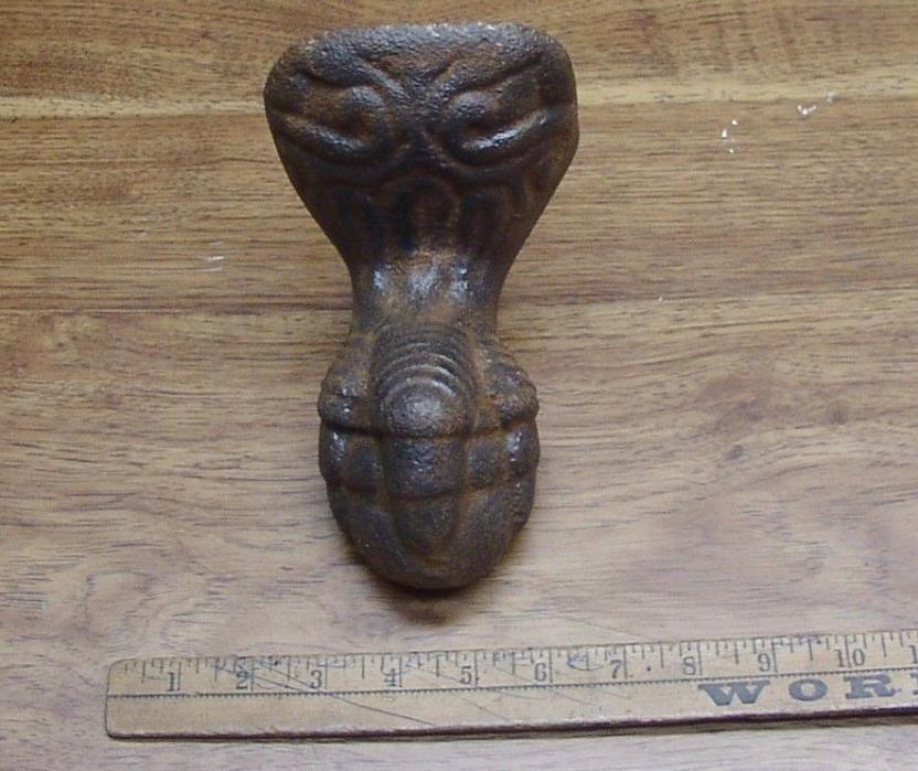 Antique Cast Iron Tub Eagle Claw Foot,7-1/2