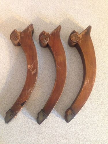 3 Antique Duncan Phyfe Table Legs With Lion Claw Hardware