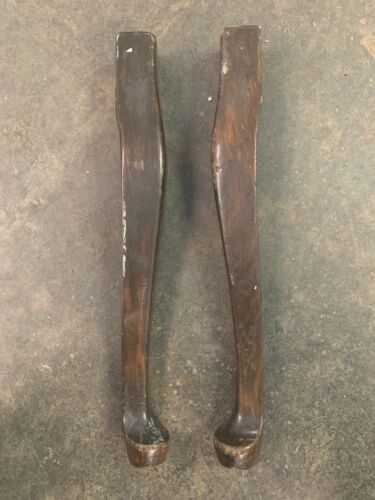 Vintage Antique Architectural Salvage Pair of Wooden Table/Bench Legs