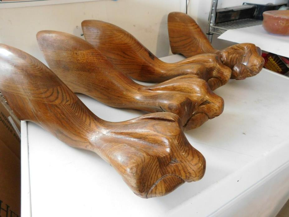 Oak Real Wood Feet Legs for Oak Table Carved Claw or Sheep faces?
