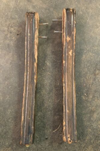 Vintage Antique Pair of 17” Tall Wooden Bench/Table Legs