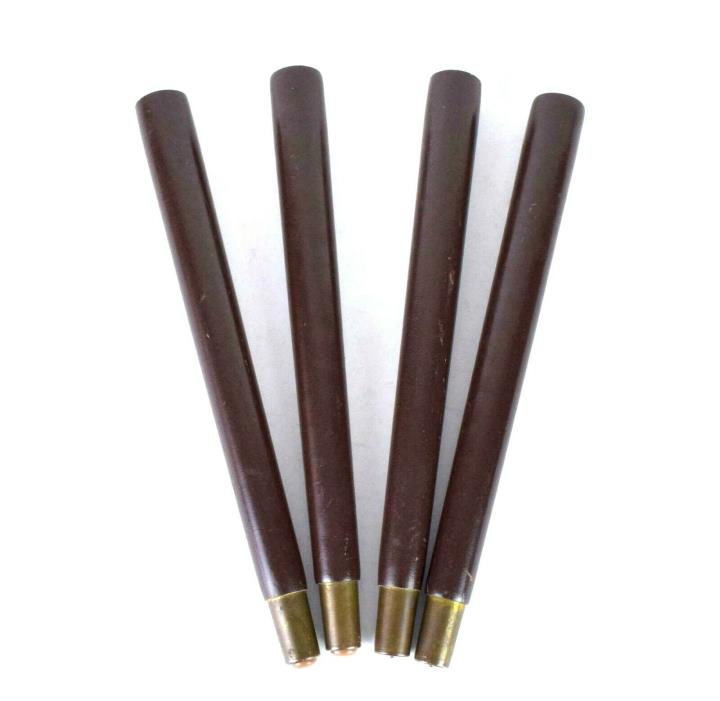 Vintage Lot Of 4 Tapered Wood Teak Furniture Legs Mid Century Modern Retro 14