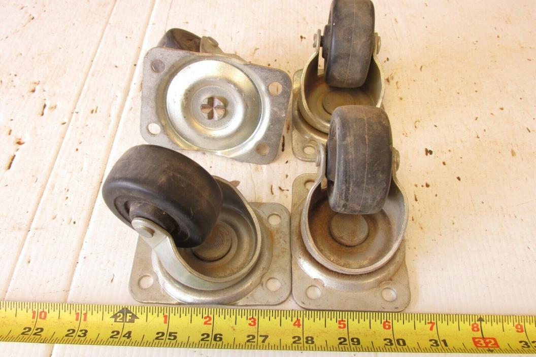 4 OLD FAULTLESS  MADE IN USA   CASTER WHEEL