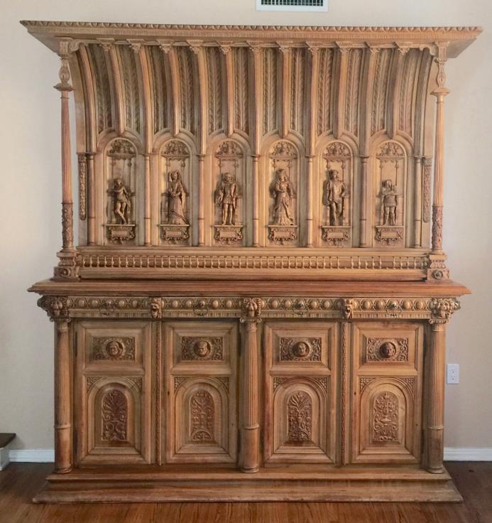 Carved Antique Sideboard