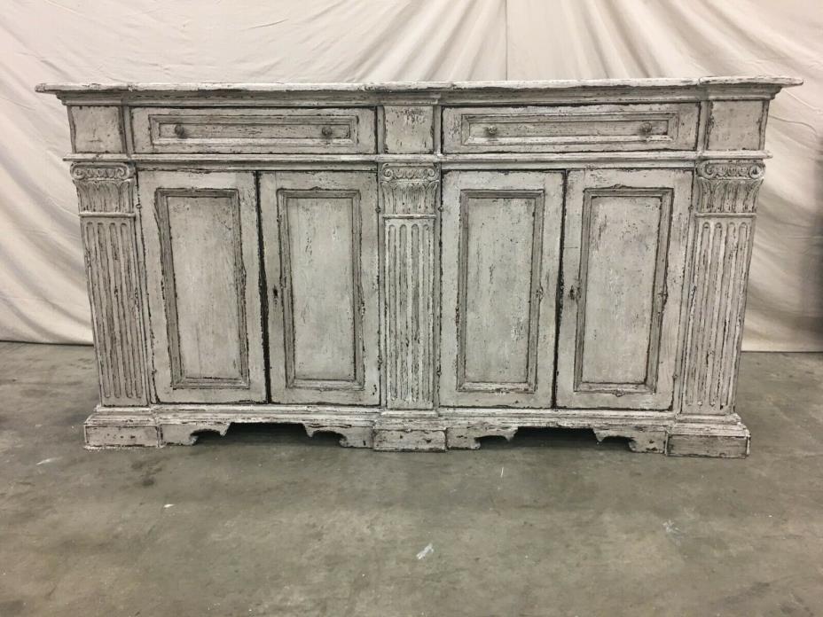 Italian Painted Credenza Buffet Sideboard