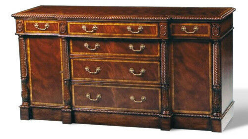 Crotch Mahogany and Movingue Sideboard