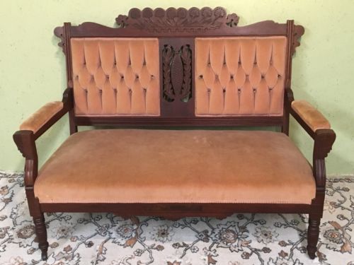 Antique Eastlake Settee