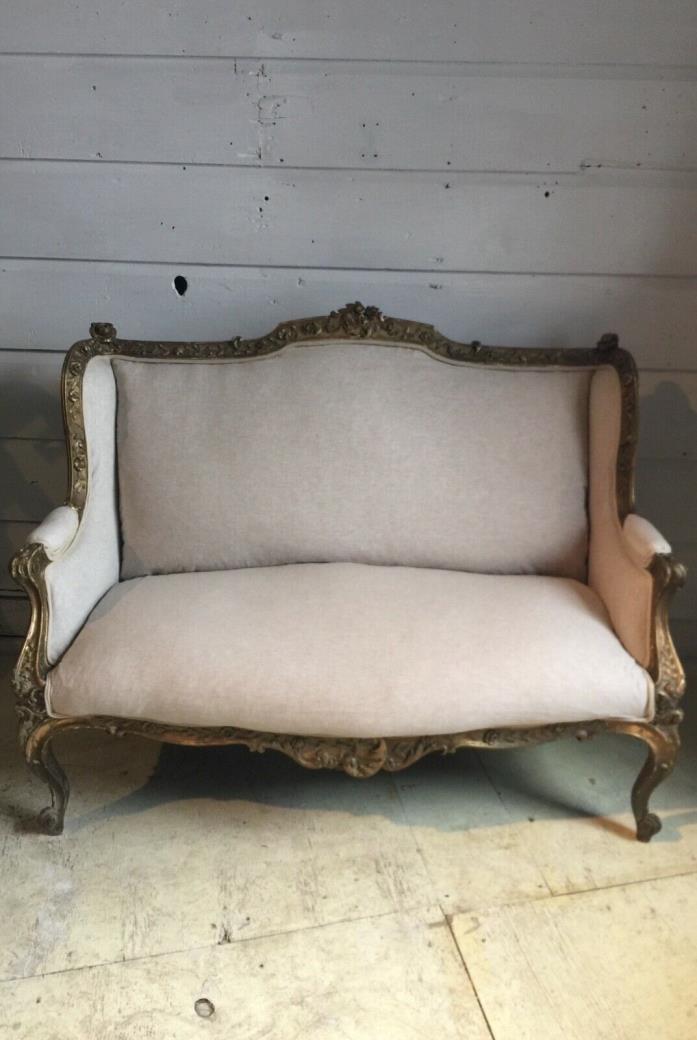 ANTIQUE HANDMADE SOFA/MARQUIZA/LOVE SEAT FROM FRENCH ORIGIN