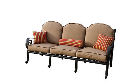 Fleur De Lis Living Westhampton Patio Sofa with Sunbrella Cushions
