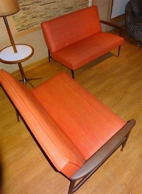 1950s-1960s Mid Century Baumritter VICO Arm Chair & 2 Pc Sectional * Pristine