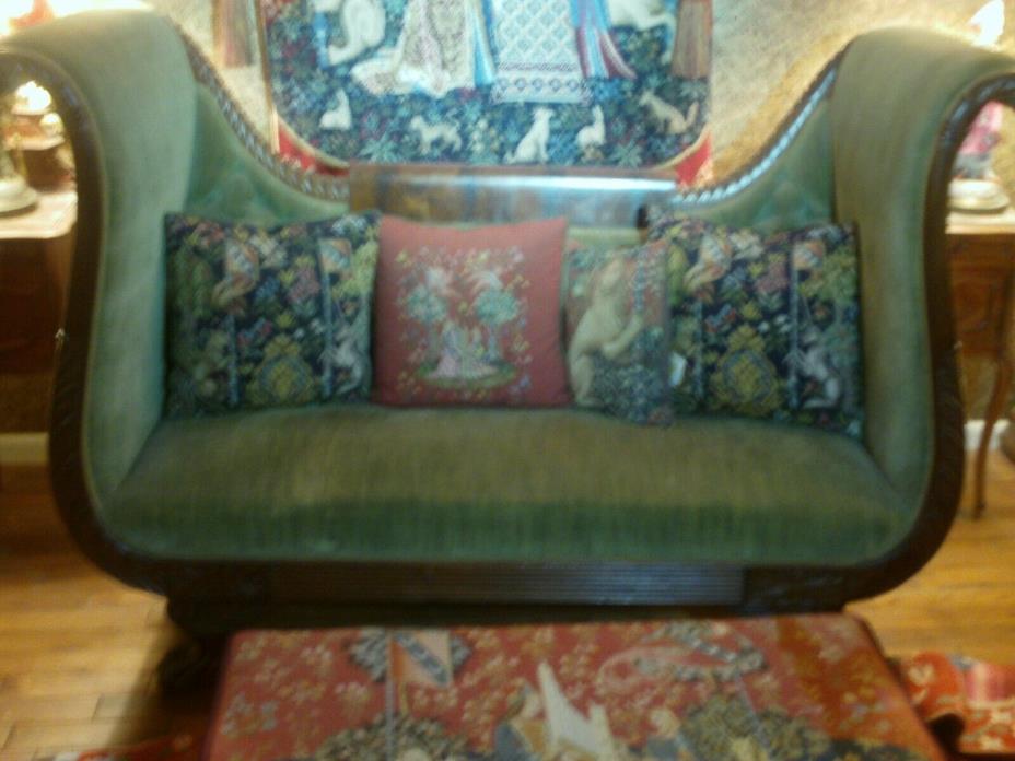 Sleigh Couch Identical to Jacqueline Kennedy's in the White House